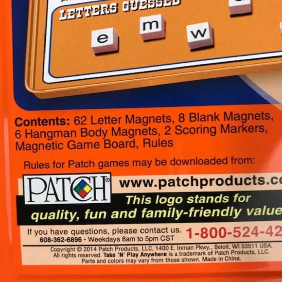 Guess Who? Game Who's Left? Game Hangman Magnetic Game Set - Picture 16 of 16